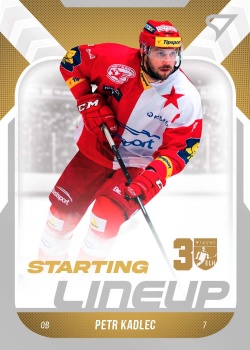 Petr Kadlec Slavia Tipsport ELH 2022/23 SportZoo 2. serie Starting LINEUP #SL-86